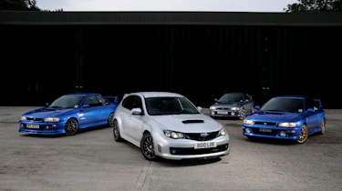 Subaru Impreza Cosworth group shot