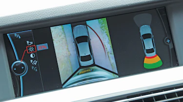 BMW vertical parking camera.