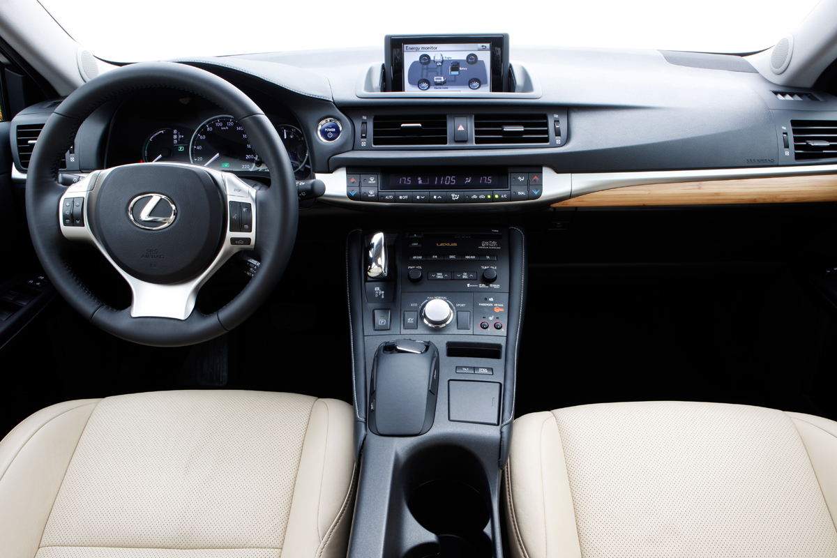 Lexus CT200h front interior