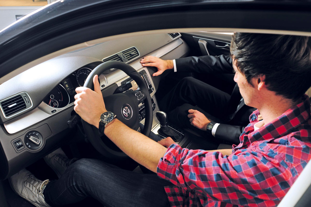 New Volkswagen Passat cabin