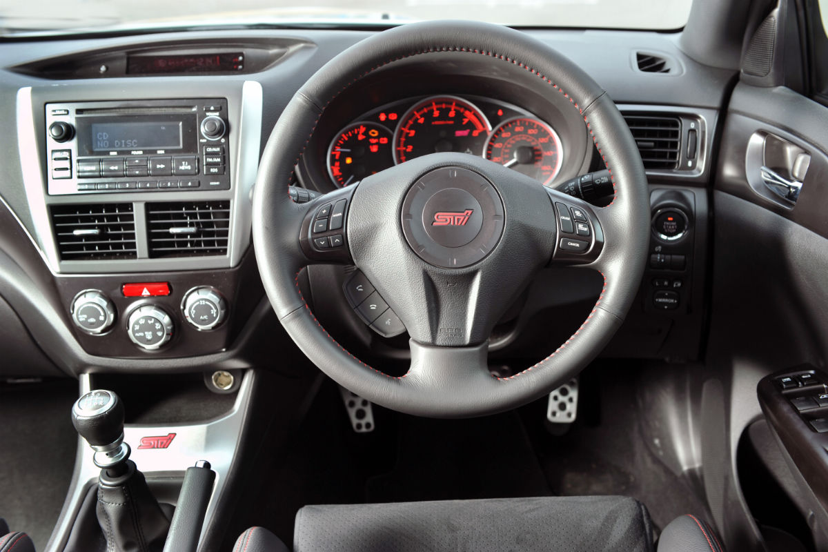 Subaru WRX STi interior