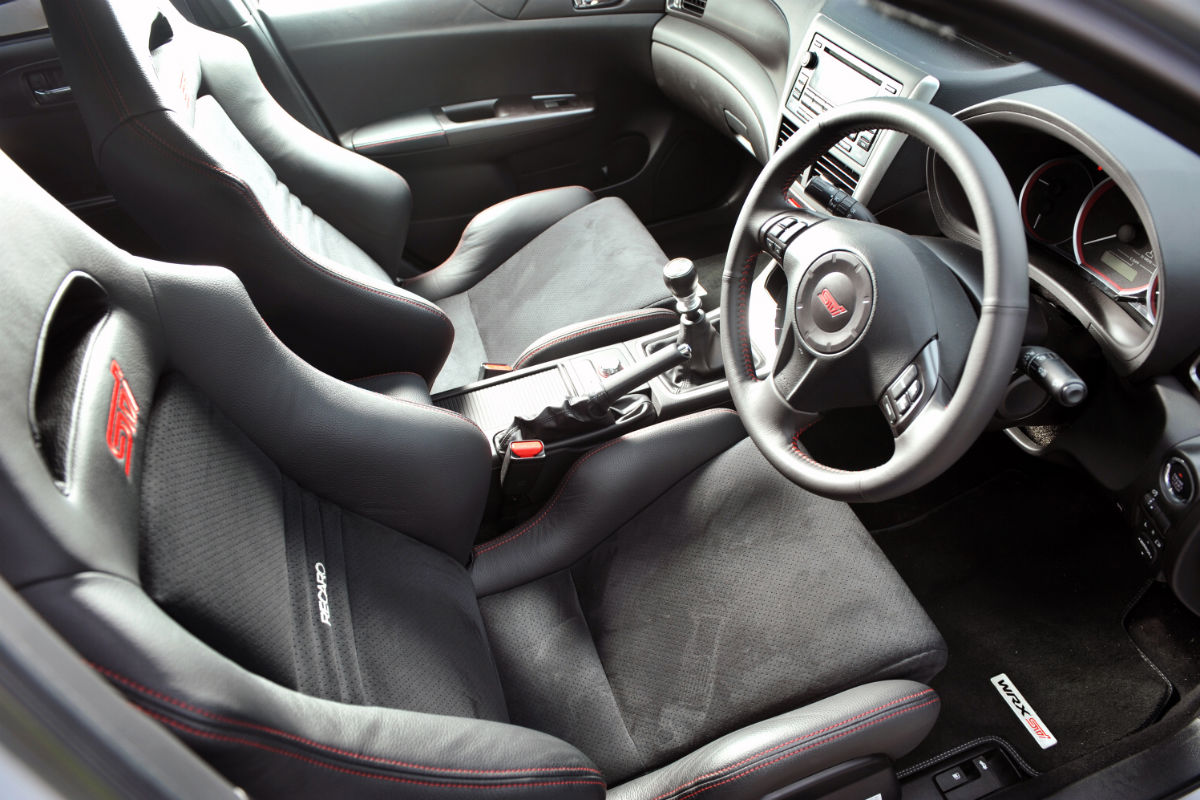 Subaru WRX STi cabin
