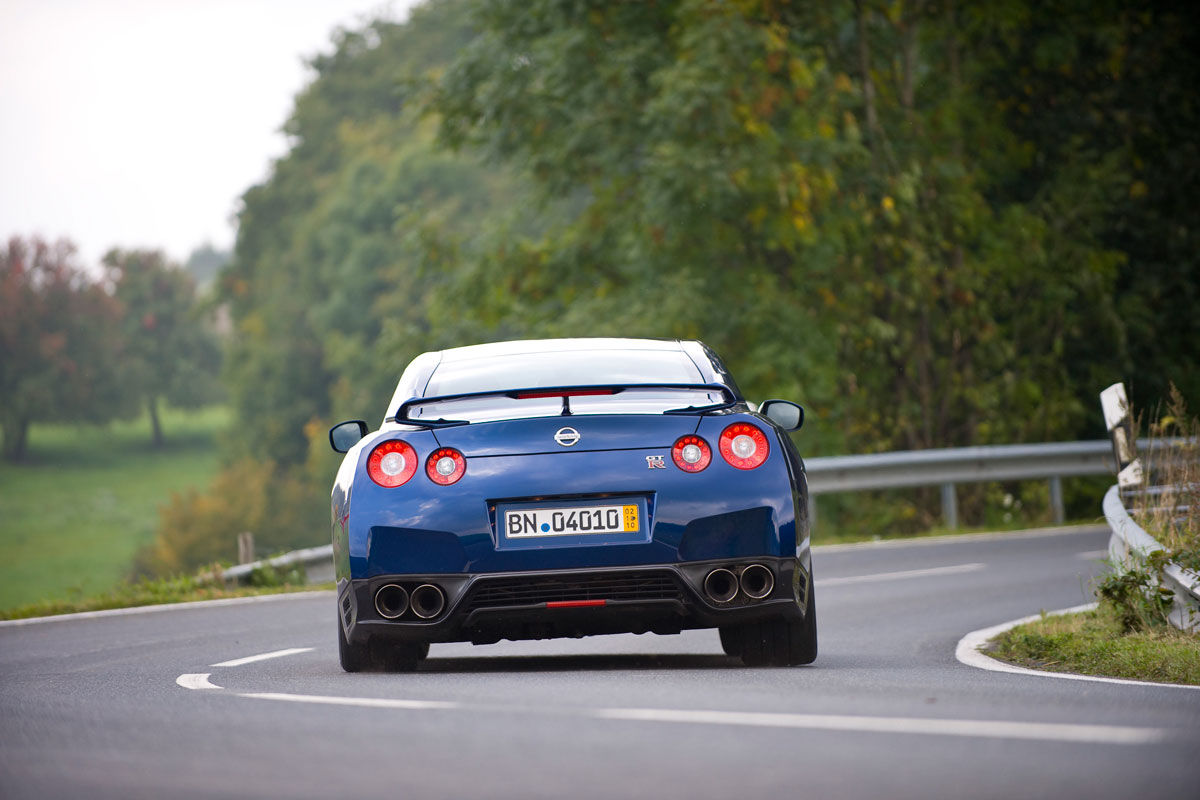 Nissan GT-R cornering