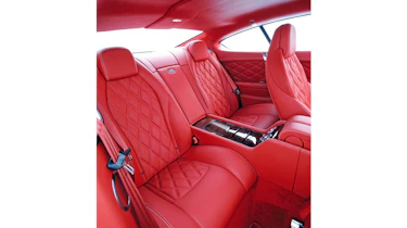 New Bentley Continental GT rear seats