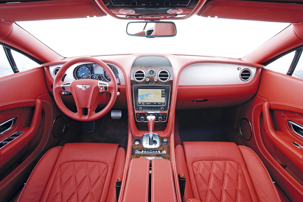 New Bentley Continental GT interior
