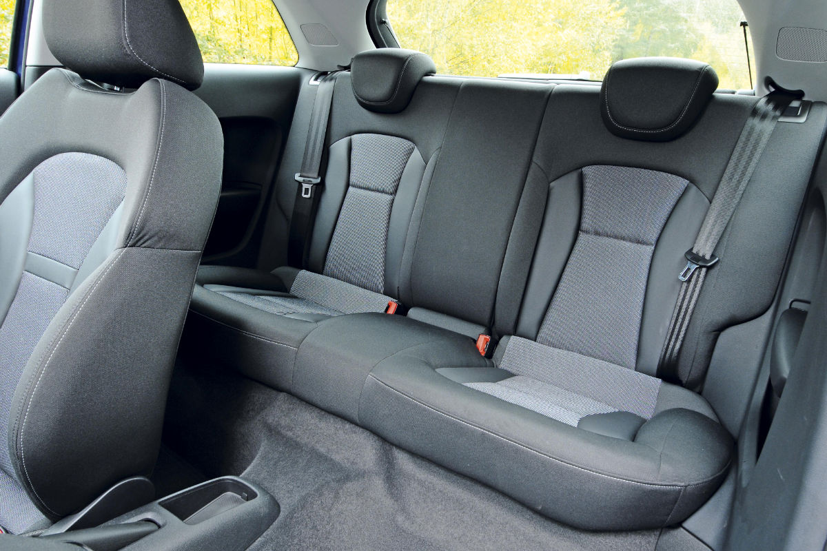 Audi A1 rear seats