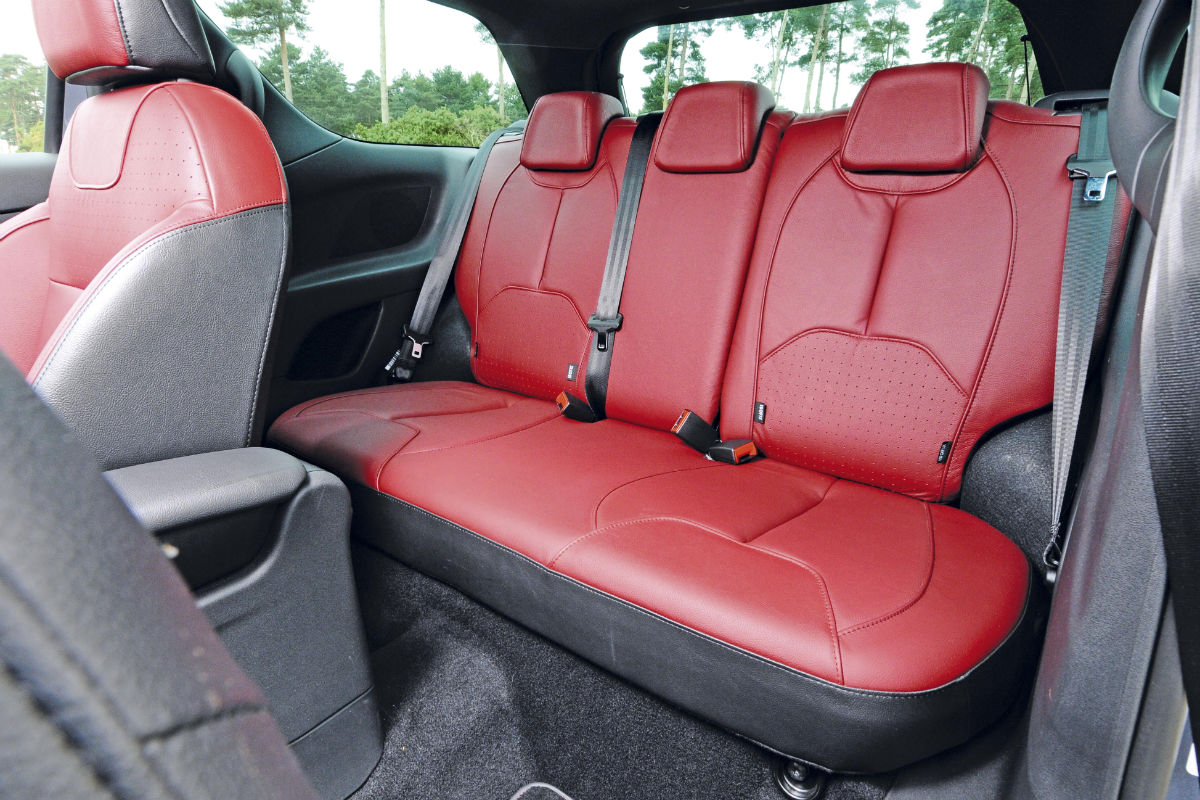 Citroen DS3 rear seats