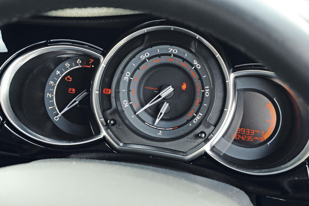 Citroen DS3 dials