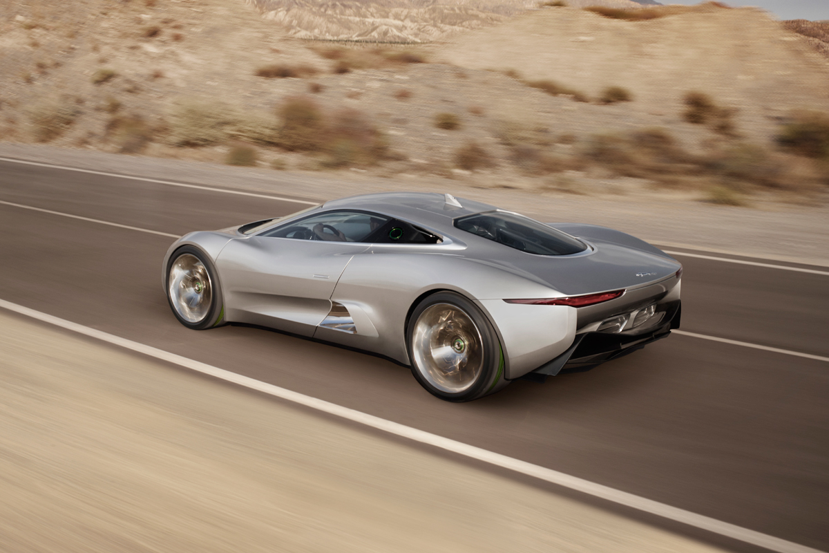 Jaguar C-X75 side rear