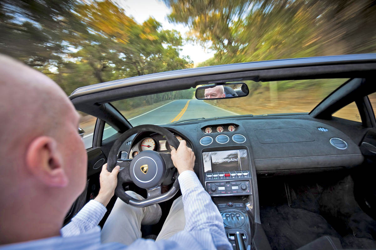 Lamborghini Performante drving