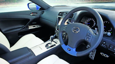 Lexus IS F updated interior