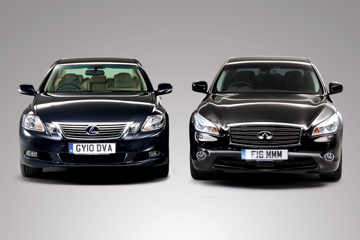 Infiniti M30d vs. Lexus GS450h