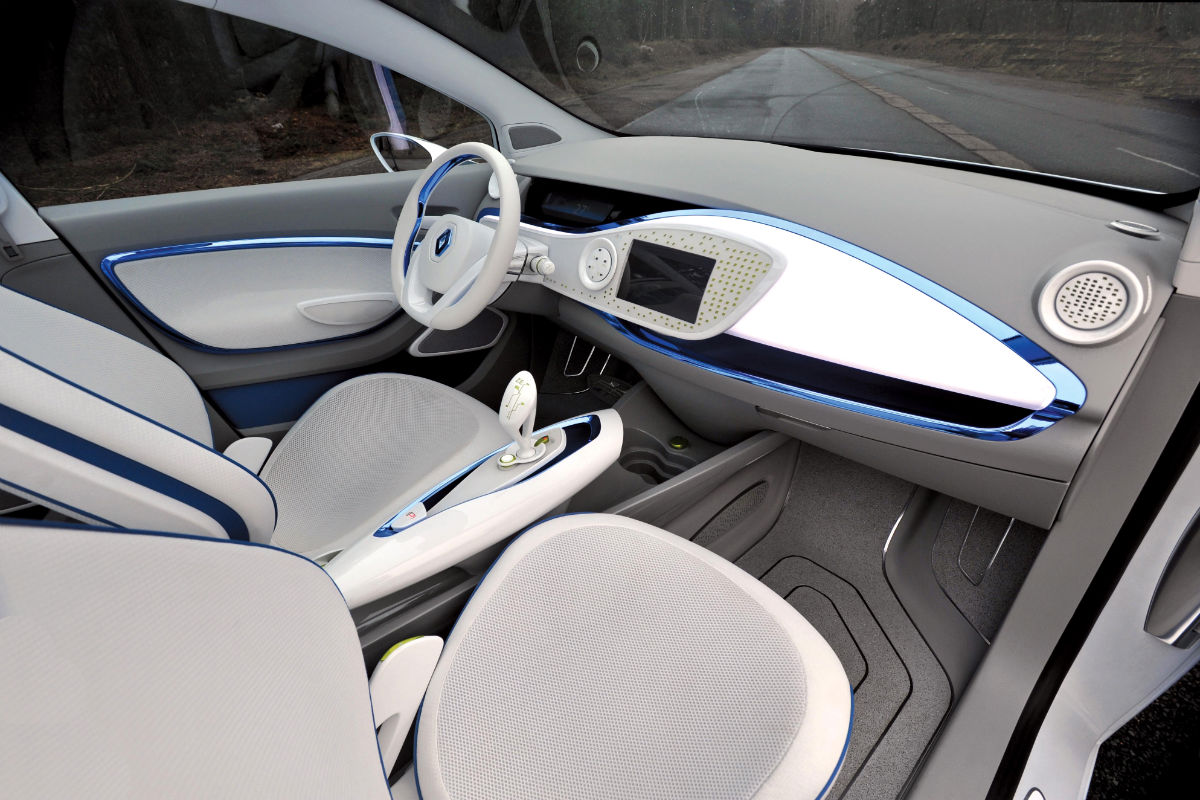 Renault ZOE preview interior