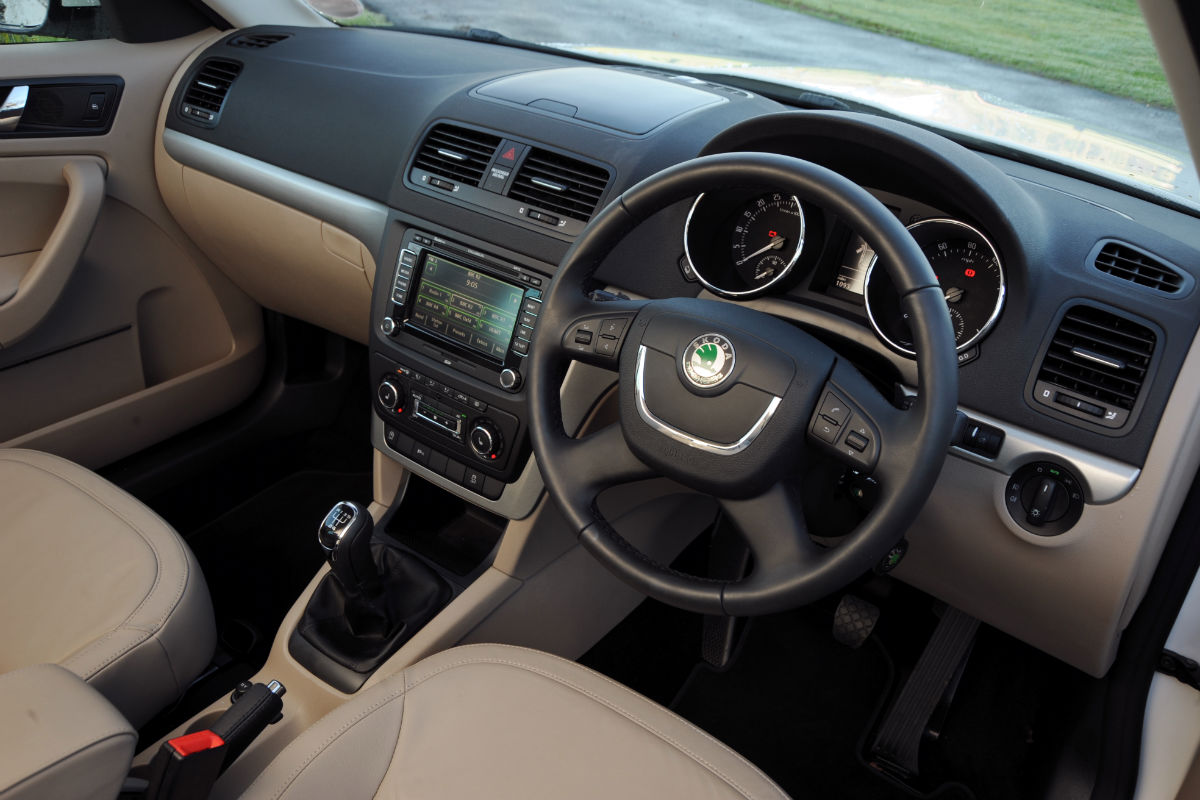 Skoda Yeti Greenline interior