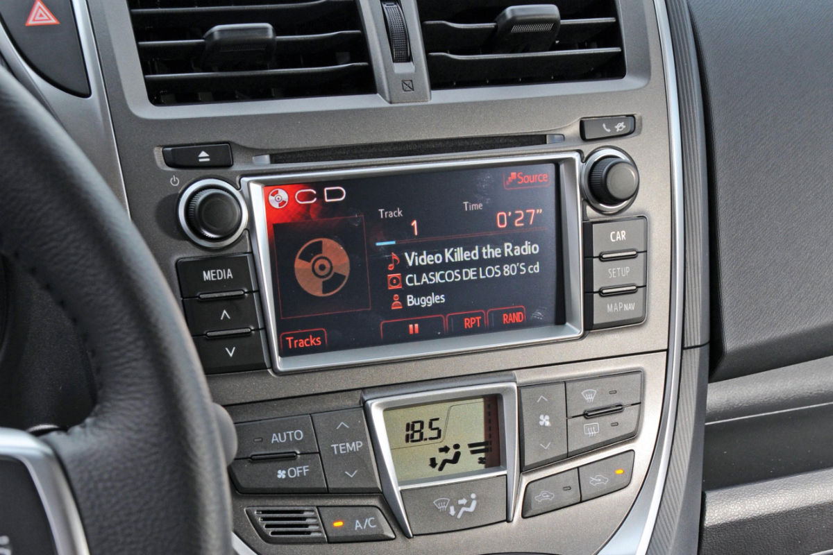 Toyota Verso-S touchscreen