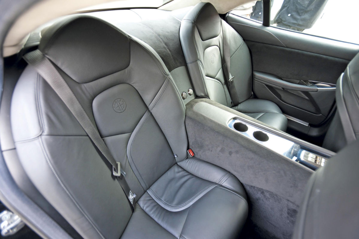Fisker Karma rear seats
