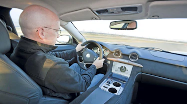 Fisker Karma driving