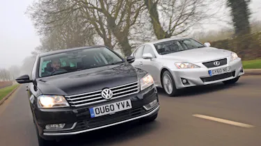 VW Passat vs Lexus IS200d header