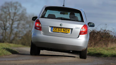 Skoda Fabia Greenline cornering
