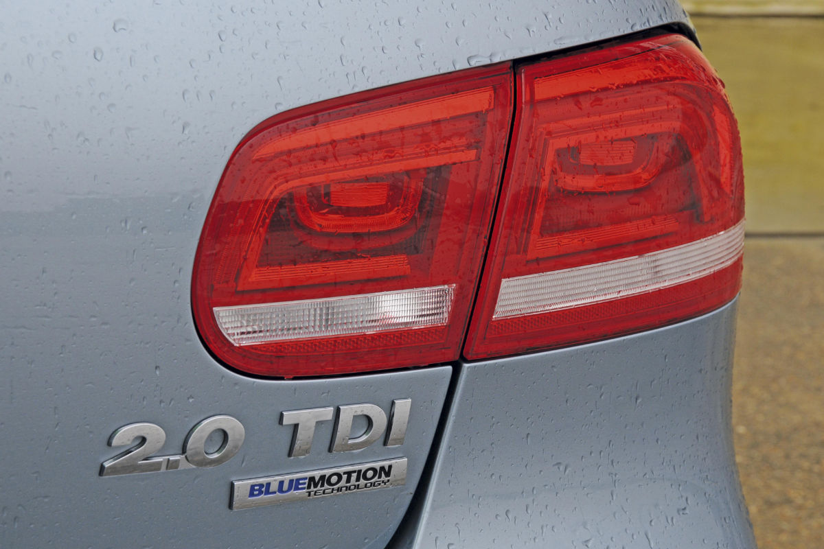 Volkswagen Eos Bluemotion badge