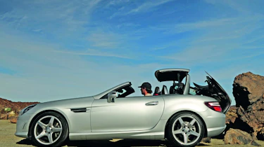 Mercedes SLK 350 roof