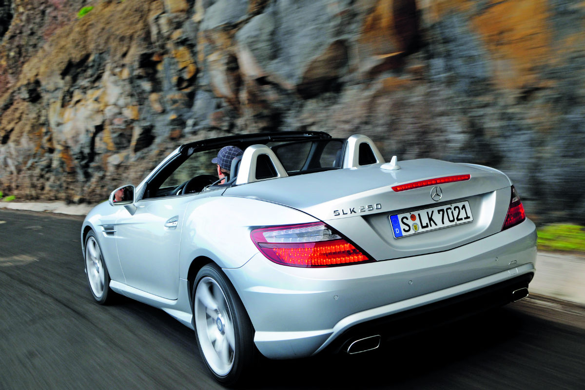 Mercedes SLK 350 rear