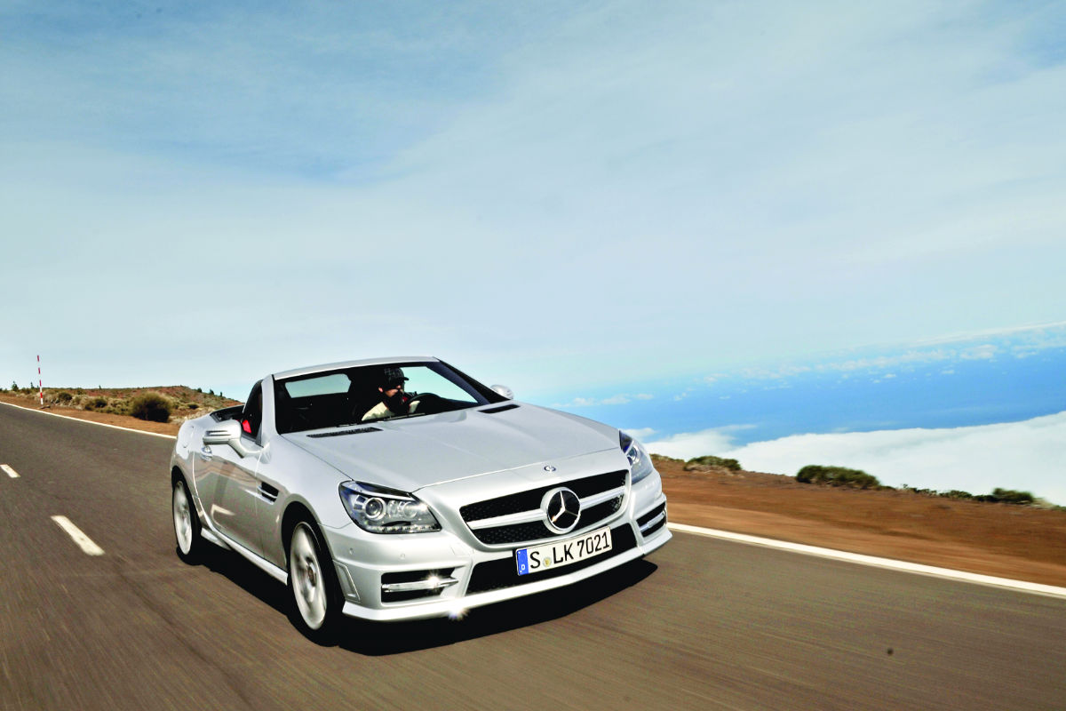 Mercedes SLK 350 front