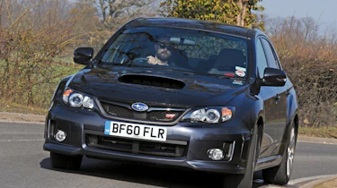 Subaru WRX STi cornering