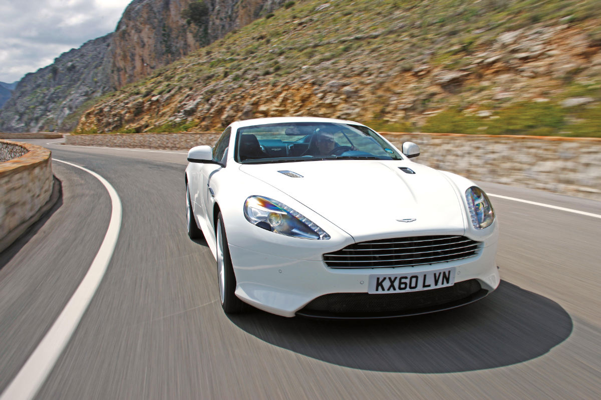 Aston Martin Virage front