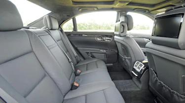 Mercedes S350 rear seats