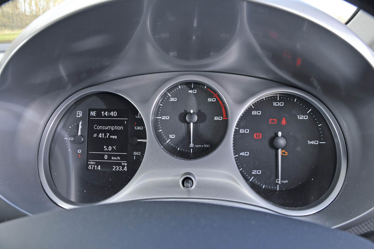 SEAT Leon Ecomotive dials