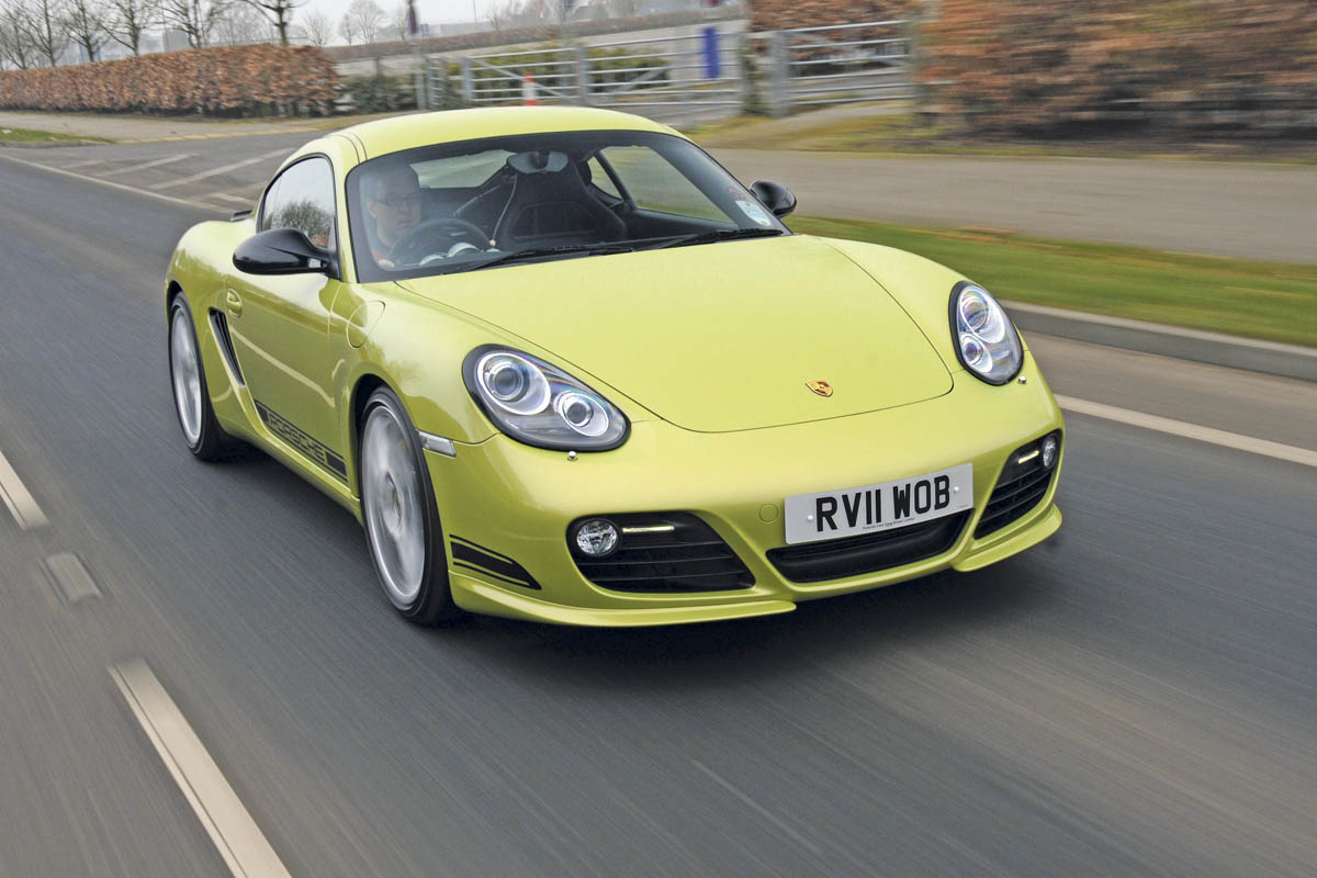 Porsche Cayman R frontr
