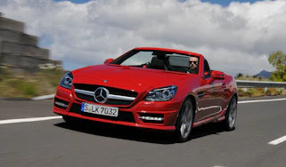 Mercedes SLK 350 front