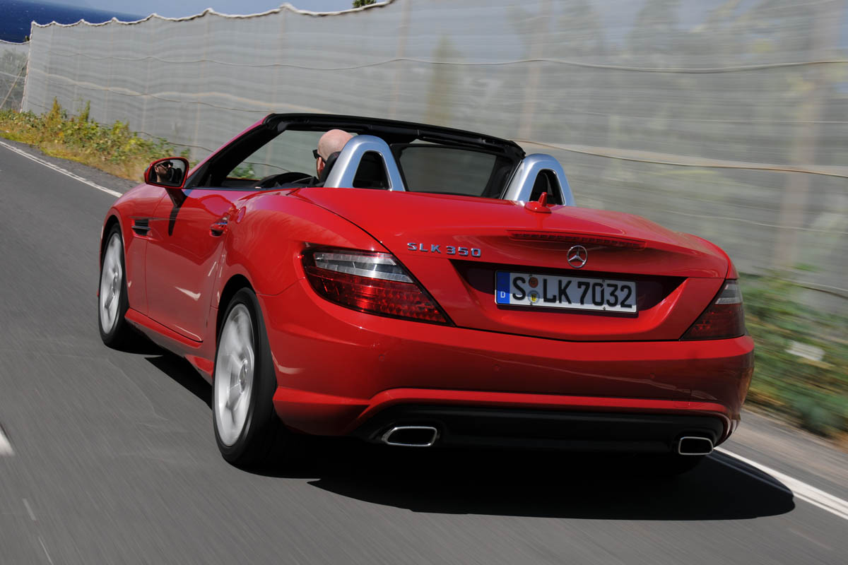 Mercedes SLK 350 rear