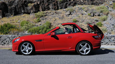 Mercedes SLK 350 side