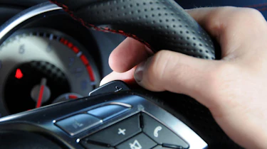 Mercedes SLK 350 paddles