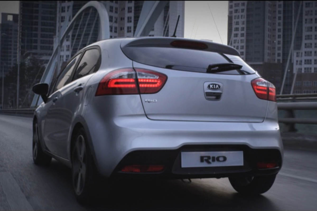 New Kia Rio rear