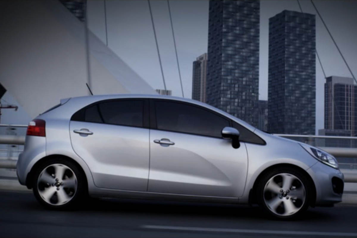 New Kia Rio side