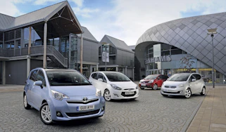 Toyota Verso-S vs Rivals front