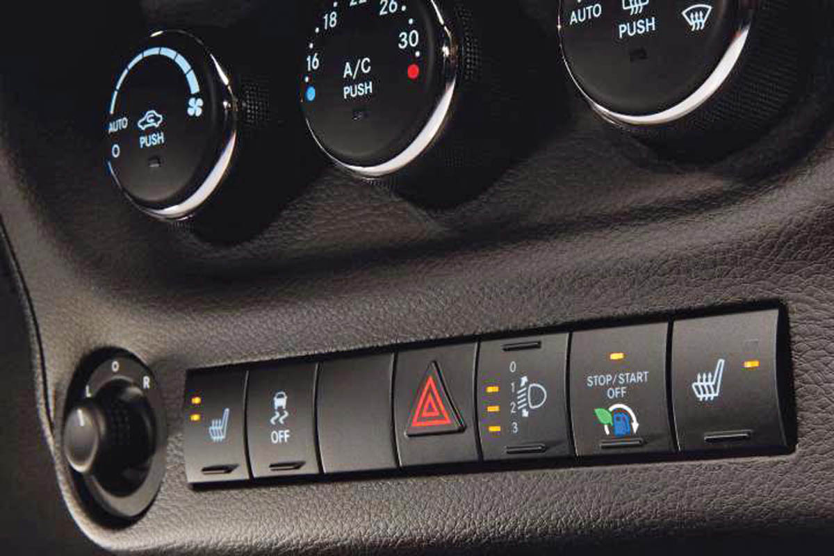 Jeep Wrangler console