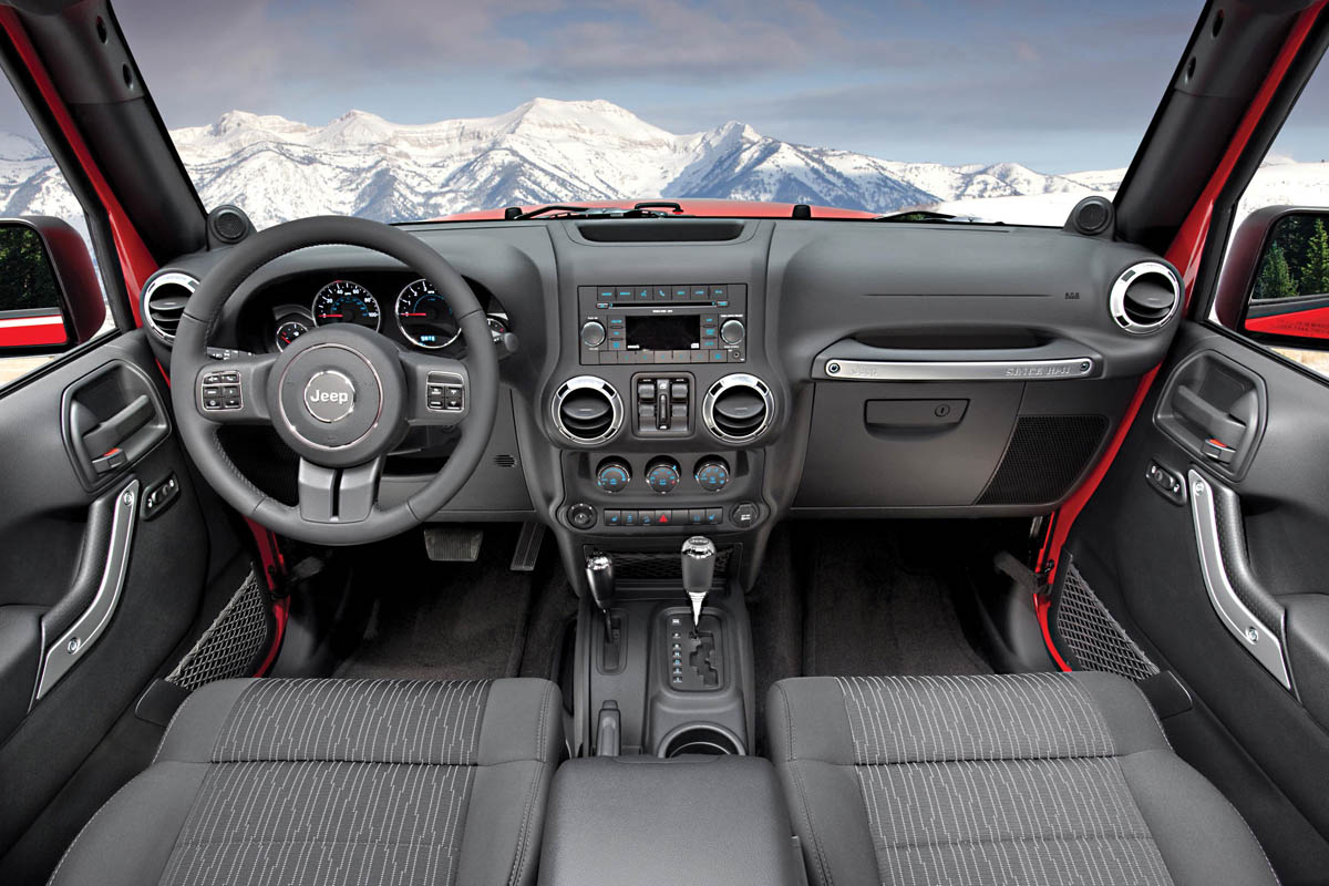 Jeep Wrangler interior