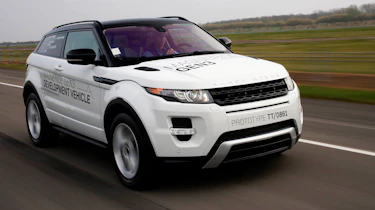 Range Rover Evoque front track