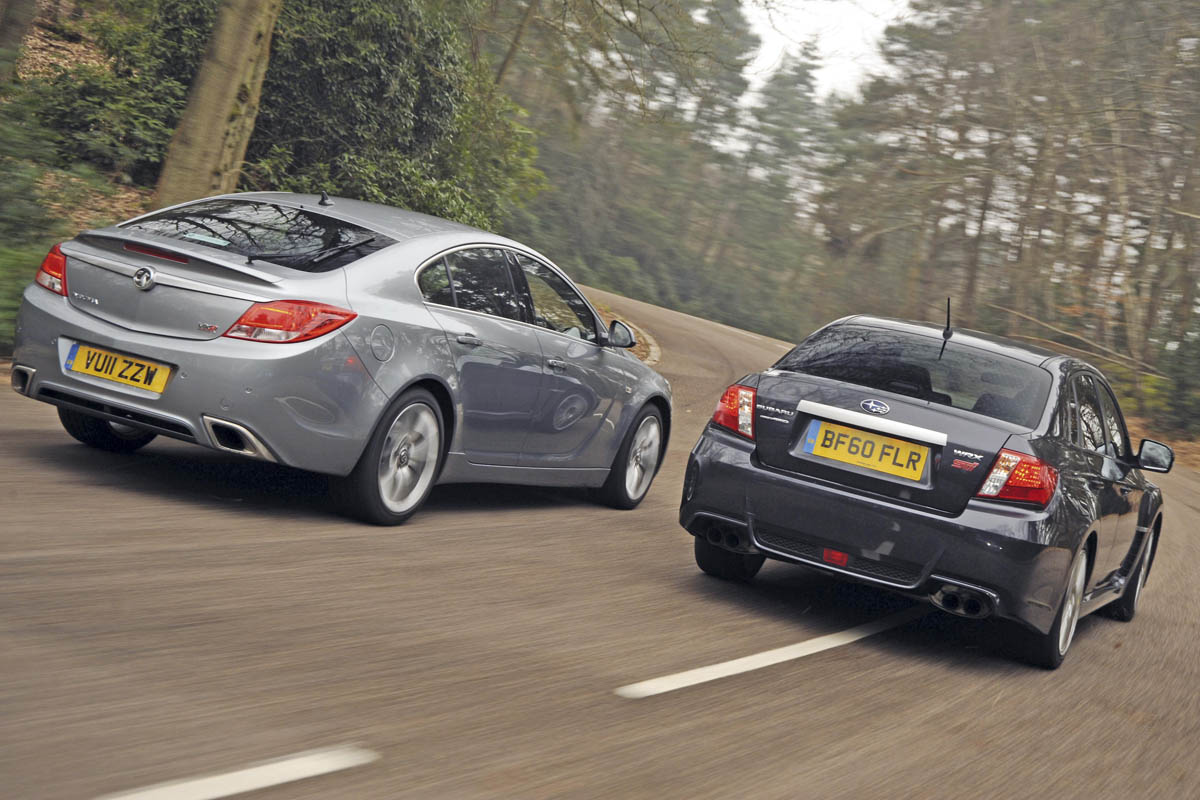 Subaru WRX STi vs. Insignia VXR twin