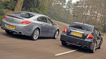 Subaru WRX STi vs. Insignia VXR twin
