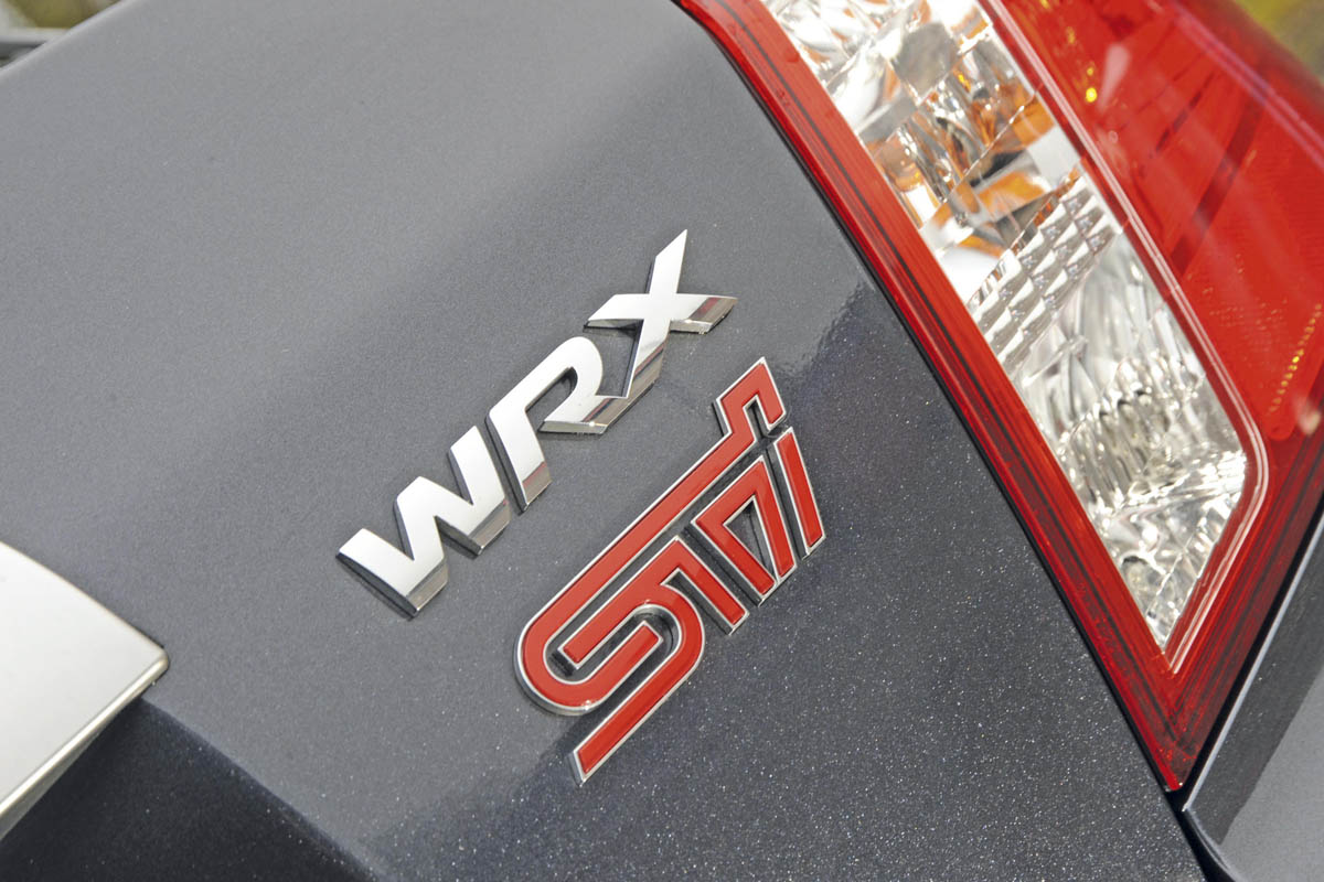 Subaru WRX STi badge