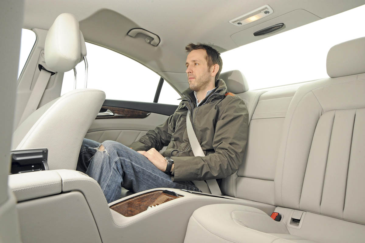 Mercedes CLS 350 rear seats