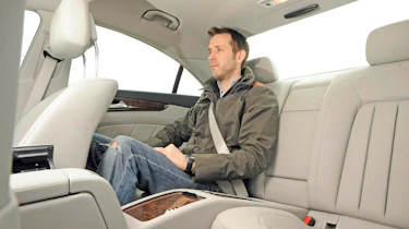 Mercedes CLS 350 rear seats