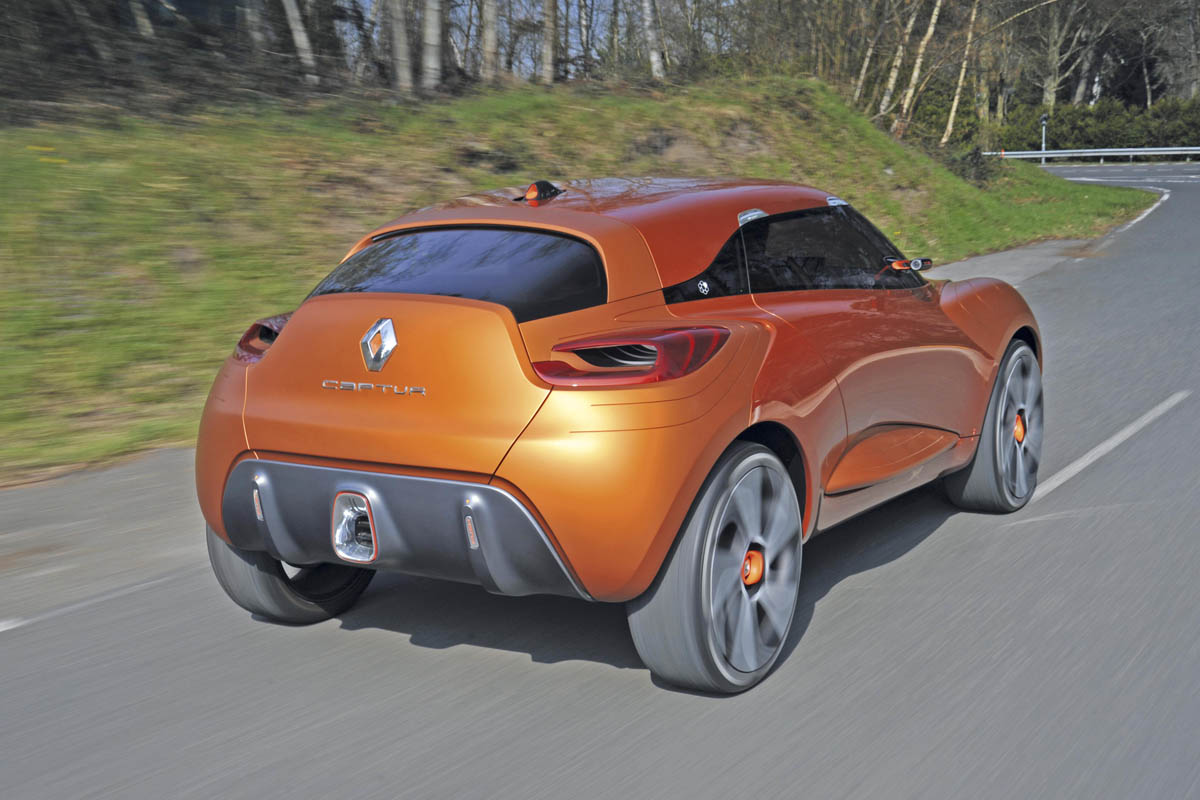 Renault Captur rear track