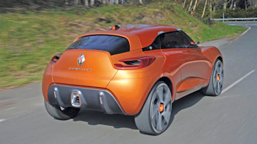 Renault Captur rear track