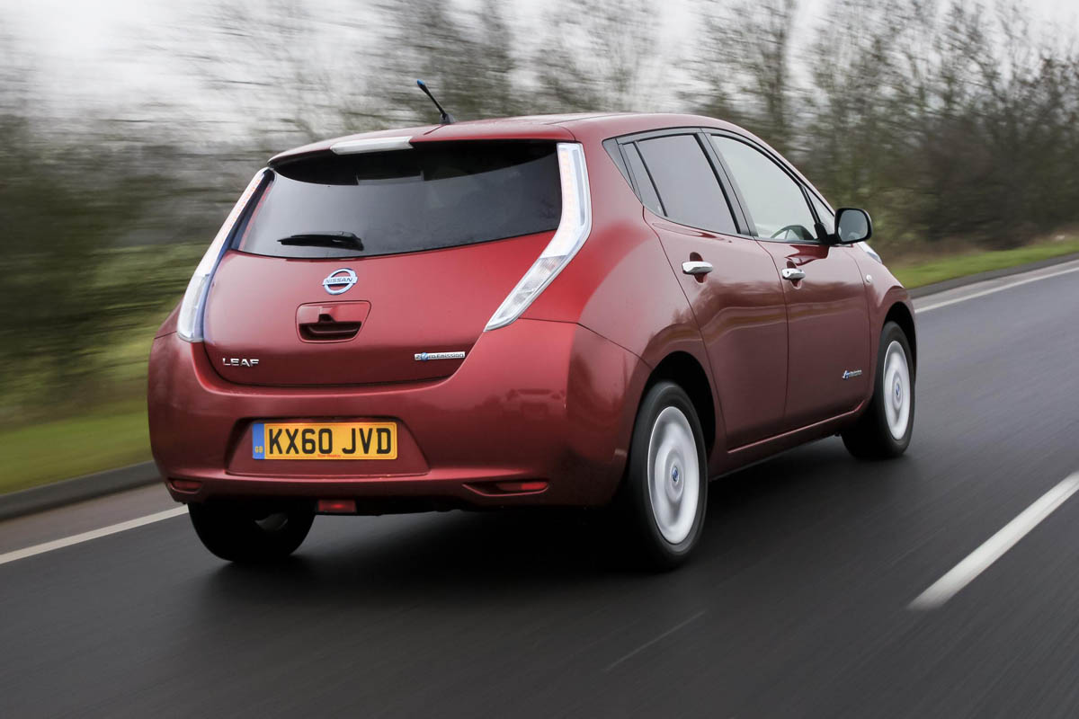 Nissan Leaf rear track